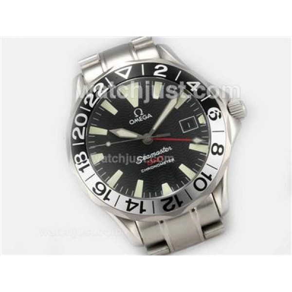 AAA Quality Omega Seamaster Replica Watches With Black Dials For Sale