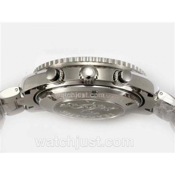 AAA Quality Omega Seamaster Planet Ocean Chronograph Replica Watches With Black Dials Online