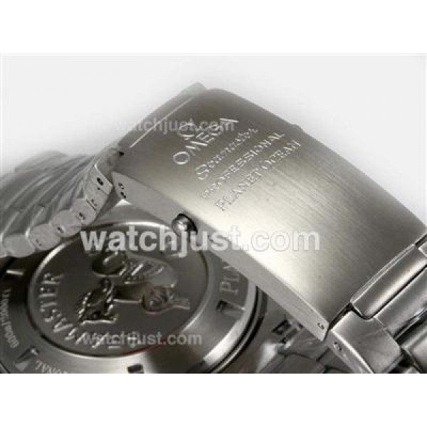 Perfect Omega Seamaster Planet Ocean Replica Watches With Black Dials For Men