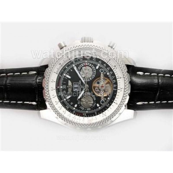 Breitling for Bentley Tourbillon Automatic with Black Dial