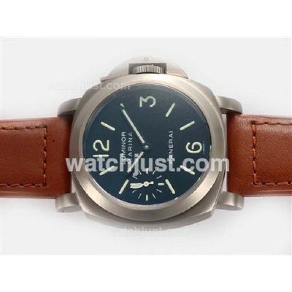 Panerai Luminor Marina Swiss ETA Unitas 6497 Movement-Full Titanium Case