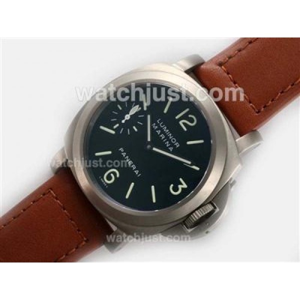 Panerai Luminor Marina Swiss ETA Unitas 6497 Movement-Full Titanium Case