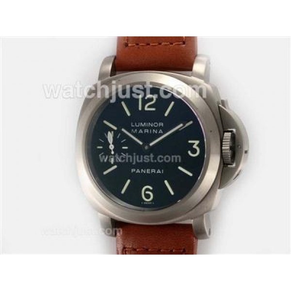 Panerai Luminor Marina Swiss ETA Unitas 6497 Movement-Full Titanium Case