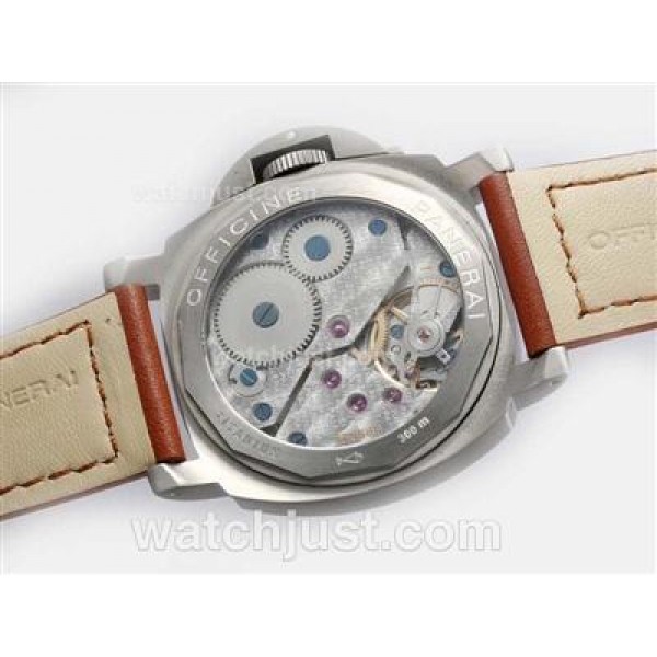 Panerai Luminor Marina Swiss ETA Unitas 6497 Movement-Full Titanium Case