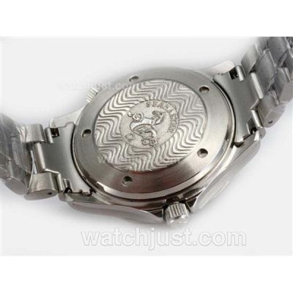 UK AAA Quality Omega Seamaster Fake Watches With Blue Dials For Men