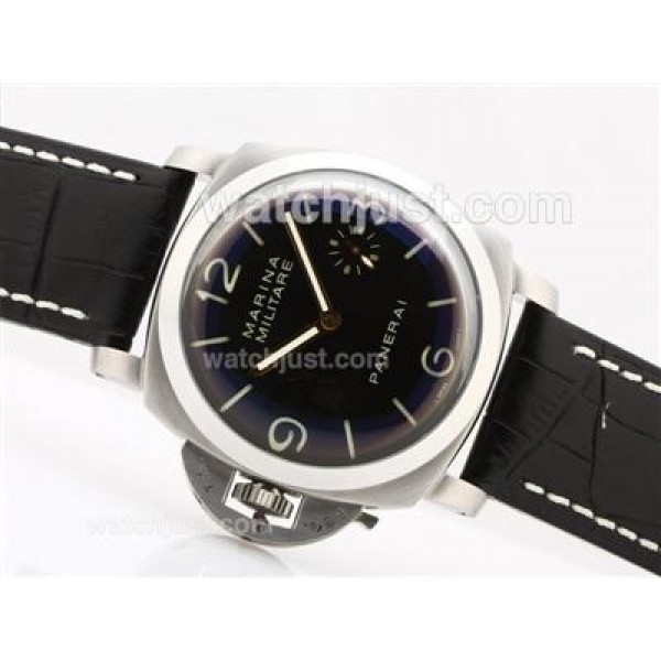 Panerai Marina Militare Lefty Swiss ETA Unitas/ Swan Neck 6497 Movement