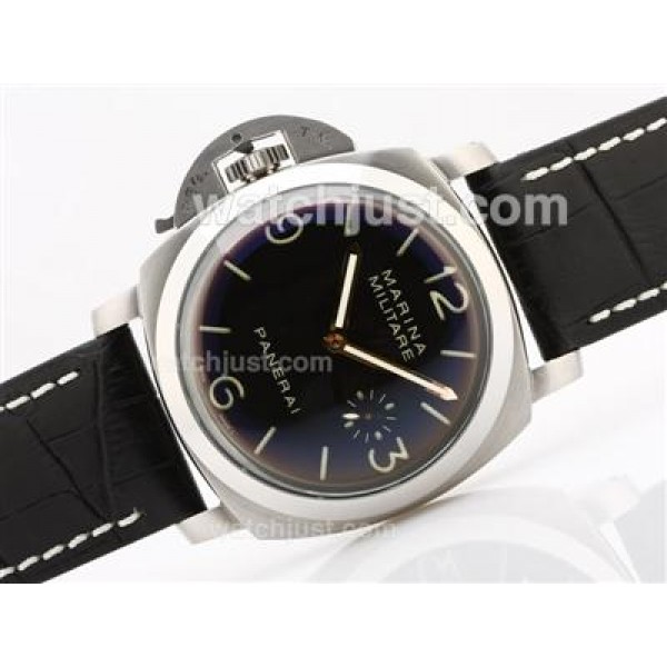 Panerai Marina Militare Lefty Swiss ETA Unitas/ Swan Neck 6497 Movement