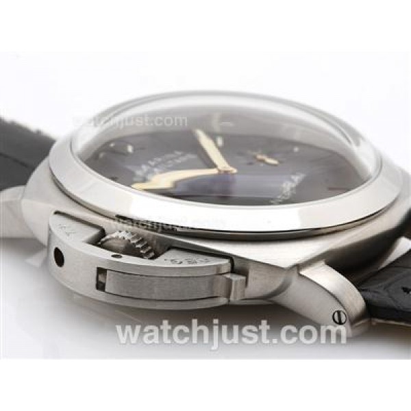 Panerai Marina Militare Lefty Swiss ETA Unitas/ Swan Neck 6497 Movement
