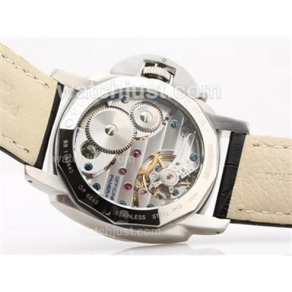 Panerai Marina Militare Lefty Swiss ETA Unitas/ Swan Neck 6497 Movement