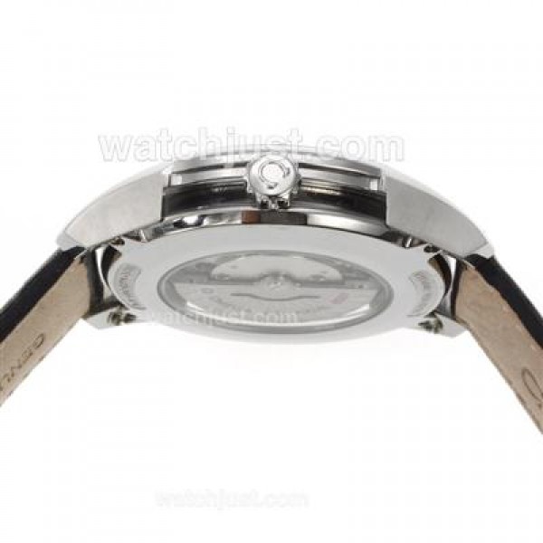 Omega Hour Vision See Thru Case Automatic with Black Dial-Deployment Buckle