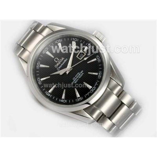 Omega Seamaster Aqua Terra Big Size Automatic with Black Tuxedo dial