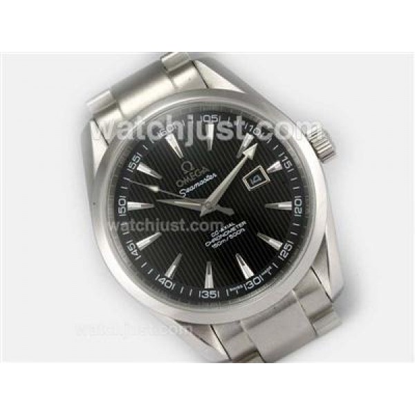 Omega Seamaster Aqua Terra Big Size Automatic with Black Tuxedo dial