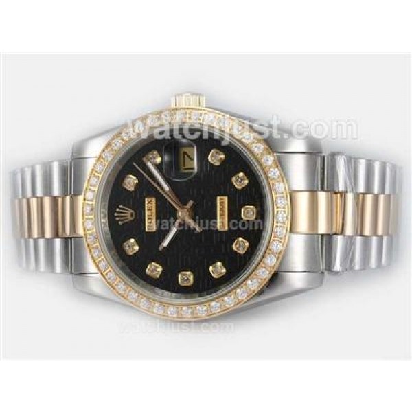 High End Rolex Datejust Replica Watches With Black Dials For Sale Online