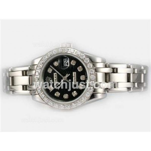 Top Quality Rolex Day-Date Masterpiece Replica Watches With Black Dials For Sale