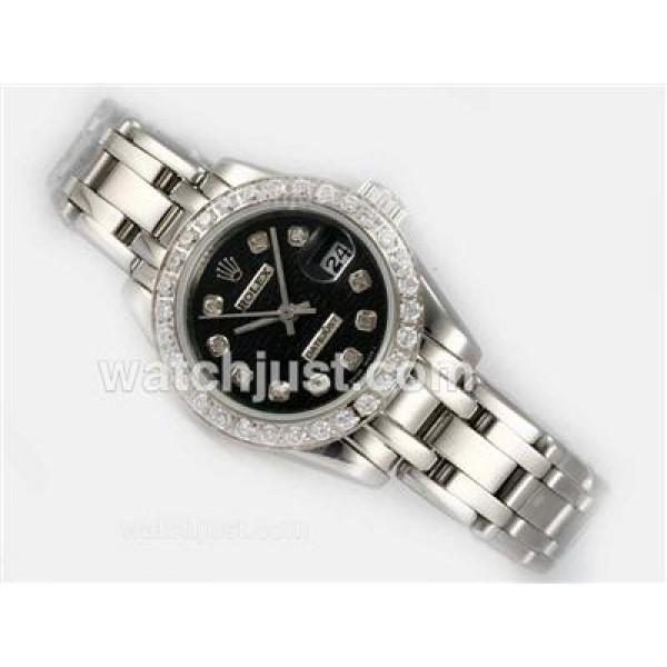 Top Quality Rolex Day-Date Masterpiece Replica Watches With Black Dials For Sale