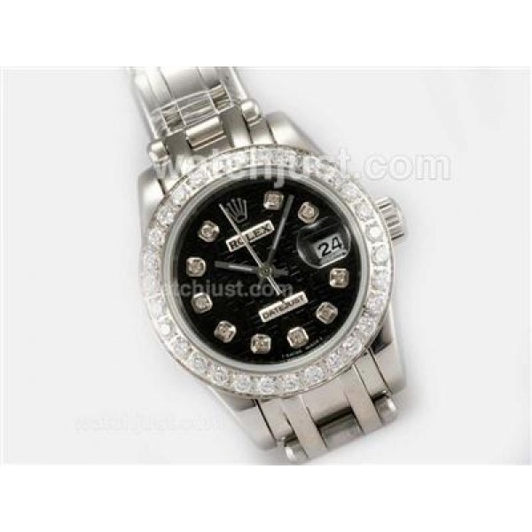 Top Quality Rolex Day-Date Masterpiece Replica Watches With Black Dials For Sale