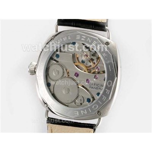 Panerai Radiomir Black Seal Unitas 6497 Movement with Black Dial-AR Coating