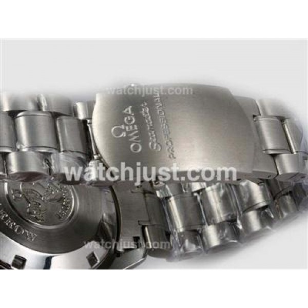UK Best 1:1 Fake Omega Speedmaster Watches With White Dials For Men