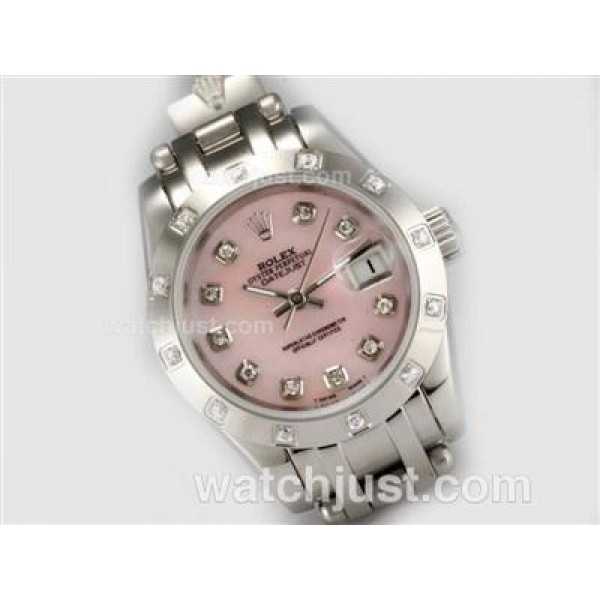 Best Quality Rolex Datejust Masterpiece Replica Watches With Pink Mother-Of-Pearl Dials For Sale