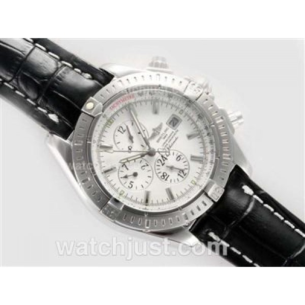 Breitling Chronomat Evolution Automatic with White Dial