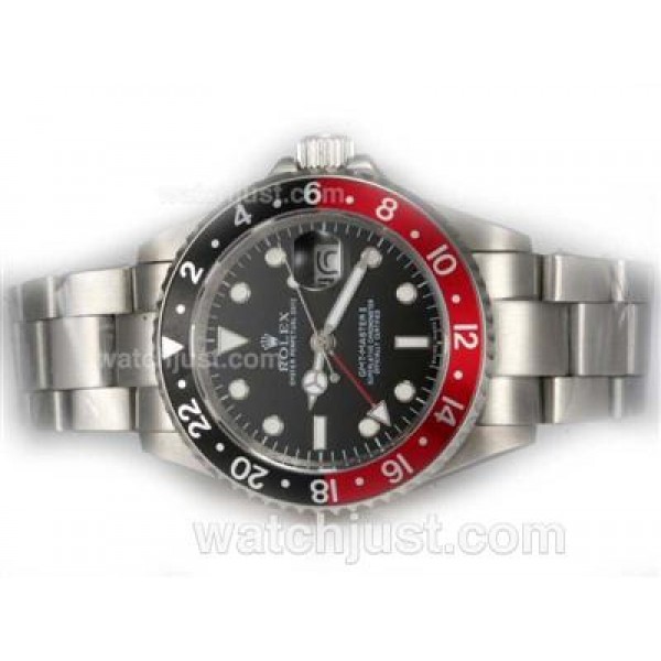 Best AAA Rolex GMT-Master II Replica Watches With Black Dials For Men