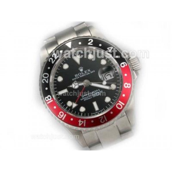 Best AAA Rolex GMT-Master II Replica Watches With Black Dials For Men