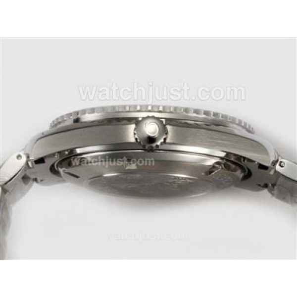 UK Best Quality Omega Seamaster Planet Ocean Replica Watches With Black Dials For Men