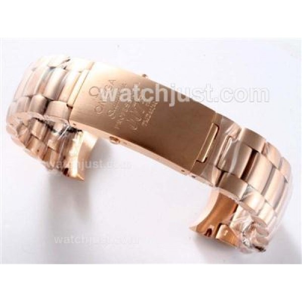 Omega Rose Gold Strap For Seamaster 007 James Bond Version