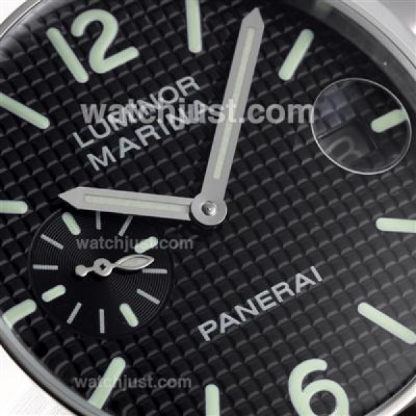 Panerai Luminor Marina Automatic Black Dial With AR Coating-New Version