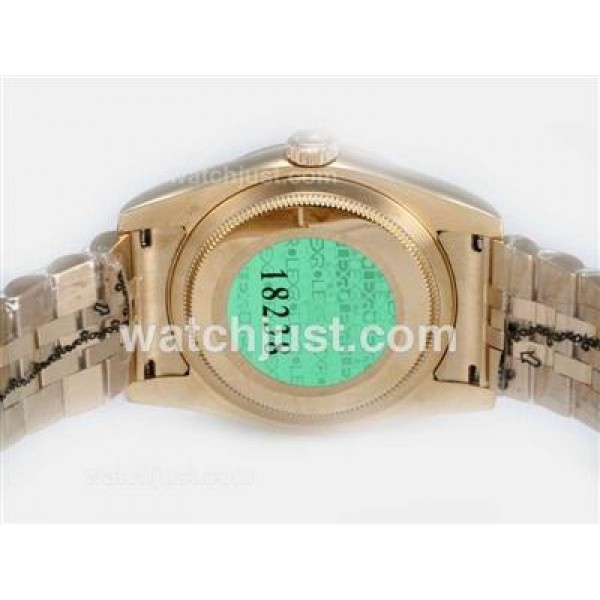 Perfect 1:1 Rolex Day-Date Fake Watches With Black Dials Online