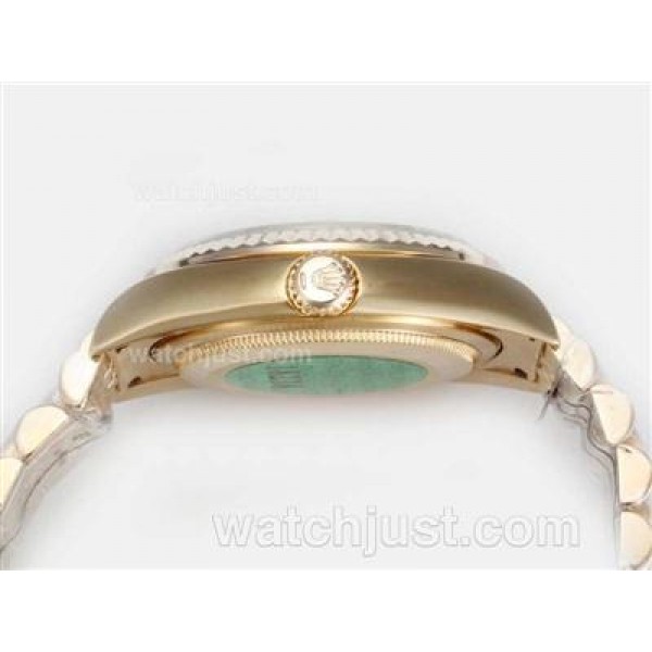 Perfect 1:1 Rolex Day-Date Fake Watches With Black Dials Online