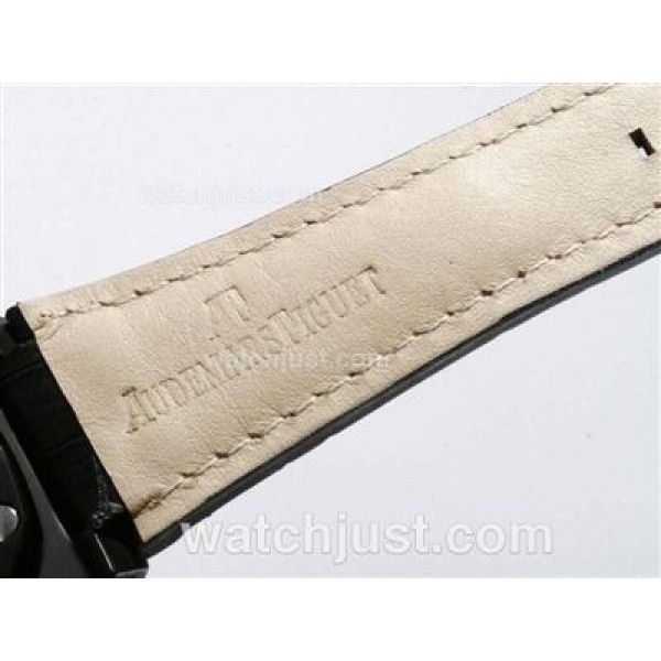 Audemars Piguet End of Days Limited Edition Chronograph Swiss Valjoux 7750 Movement PVD Case with Black Checkered Dial