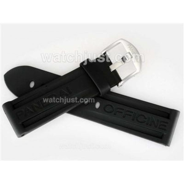 Panerai Black Rubber Strap 24MM