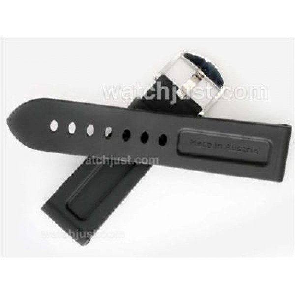 Panerai Black Rubber Strap 24MM