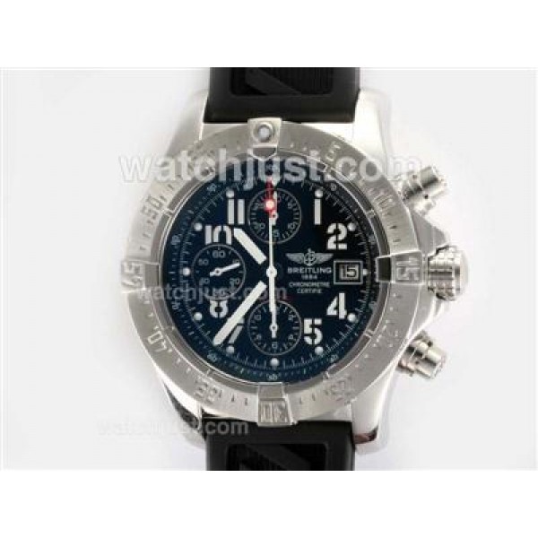 Breitling Skyland Avenger Chronograph Swiss Valjoux 7750 Movement with Black Dial-AR Coating