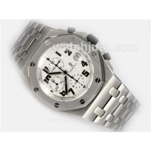 UK Swiss Made Replica Audemars Piguet Royal Oak Chronograph Swiss Valjoux 7750 Movement-Running Secs at 12 Watches
