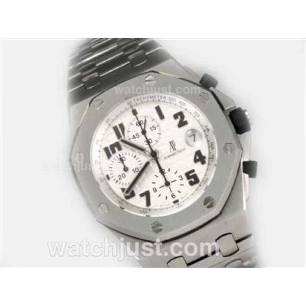 UK Swiss Made Replica Audemars Piguet Royal Oak Chronograph Swiss Valjoux 7750 Movement-Running Secs at 12 Watches