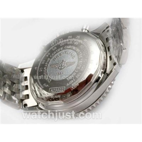 Swiss Made Breitling Navitimer Chronograph Replica Watches With Blue Dials For Men