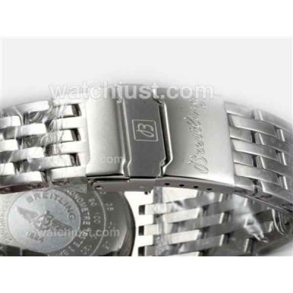 Swiss Made Breitling Navitimer Chronograph Replica Watches With Blue Dials For Men
