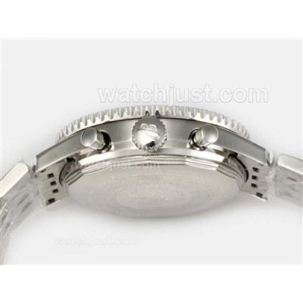 Swiss Made Breitling Navitimer Chronograph Replica Watches With Blue Dials For Men