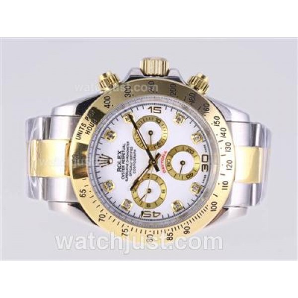 Best 1:1 40 MM Rolex Daytona 116503 Replica Watches With White Dials For Men