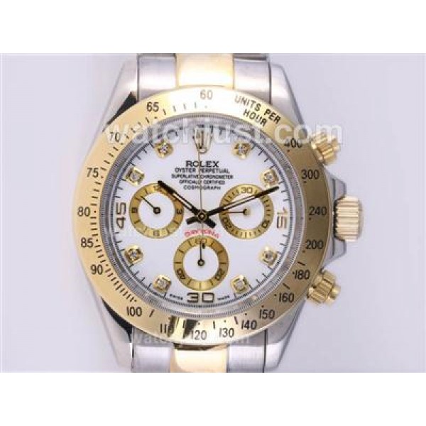 Best 1:1 40 MM Rolex Daytona 116503 Replica Watches With White Dials For Men