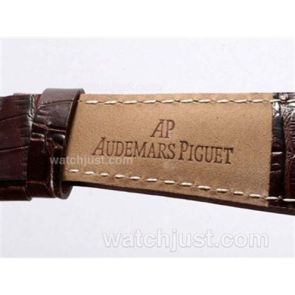 Audemars Piguet Arnold Limited Edition Royal Oak Chronograph Swiss Valjoux 7750 Movement PVD Case with White Dial