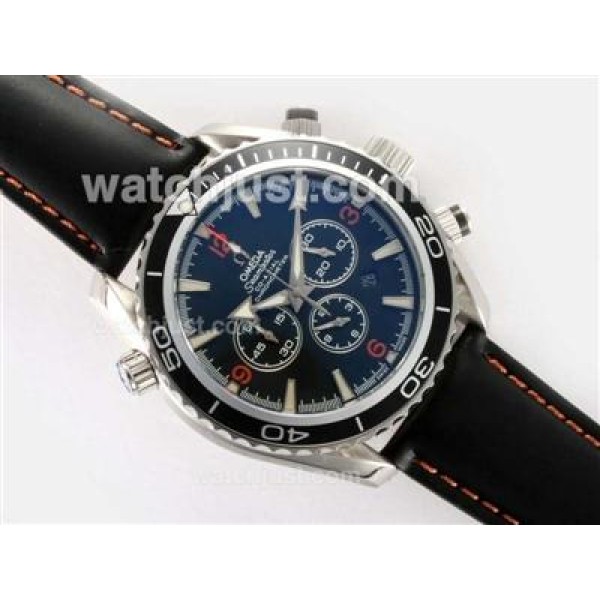 Omega Seamaster Planet Ocean Working Chronograph with Orange Marking-Same Chassis As 7750-High Quality