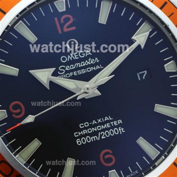 Omega Seamaster Planet Ocean With Orange Bezel-Same Chassis As Swiss ETA Version-High Quality