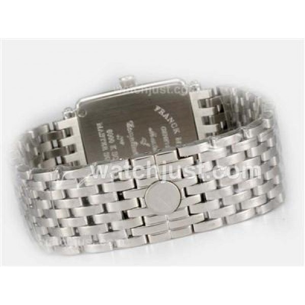 Franck Muller Master Square Swiss ETA Movement With Diamond Bezel-Colorful Number Marking