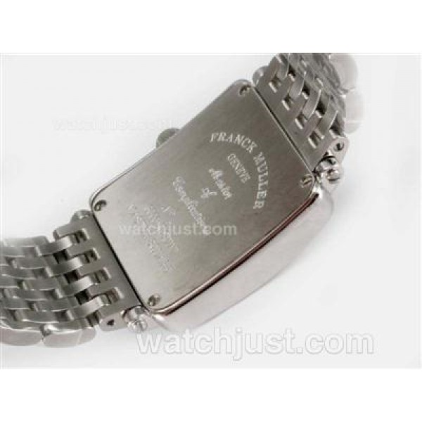 Franck Muller Master Square Swiss ETA Movement With Diamond Bezel-Number Marking