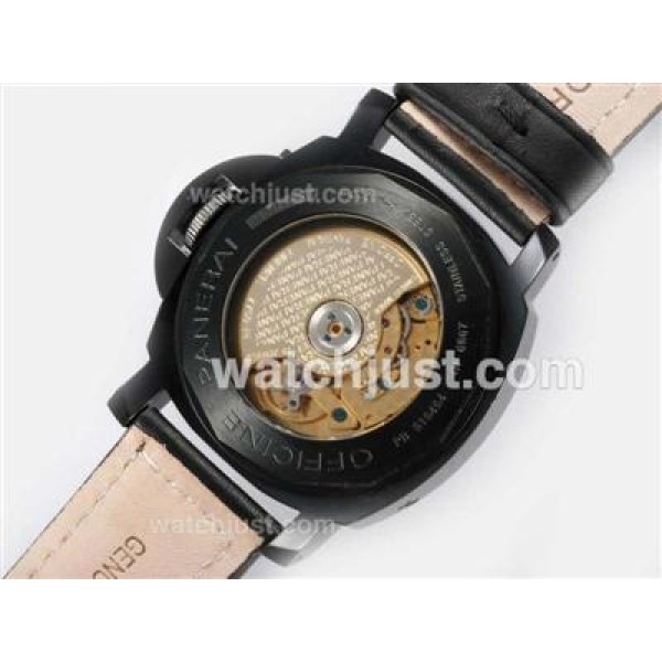 Panerai Luminor Marina Automatic PVD Case with AR Coating-18K Plated Gold Movement