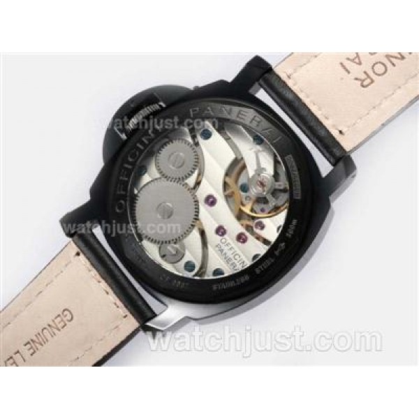 Panerai Luminor Marina Unitas 6497 Movement PVD Case with AR Coating-New Vresion