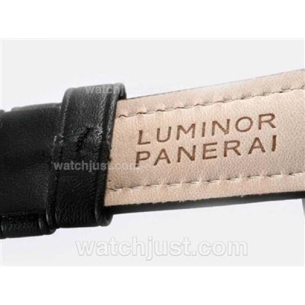 Panerai Luminor Marina OP Logo Unitas 6497 Movement PVD Case with AR Coating
